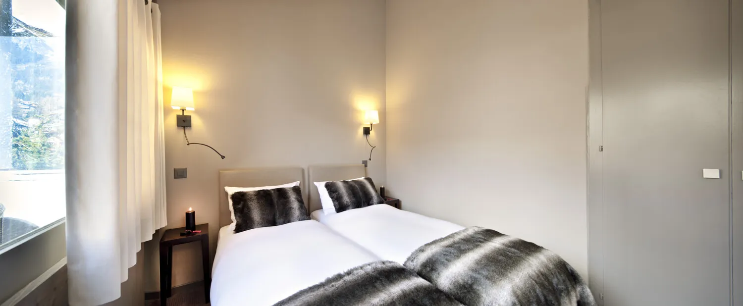 Chalet Suite with alpine decor, 3 bedrooms and balcony, Verbier