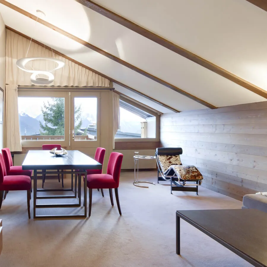 Chalet Suite Innenansicht im Hotel Vanessa