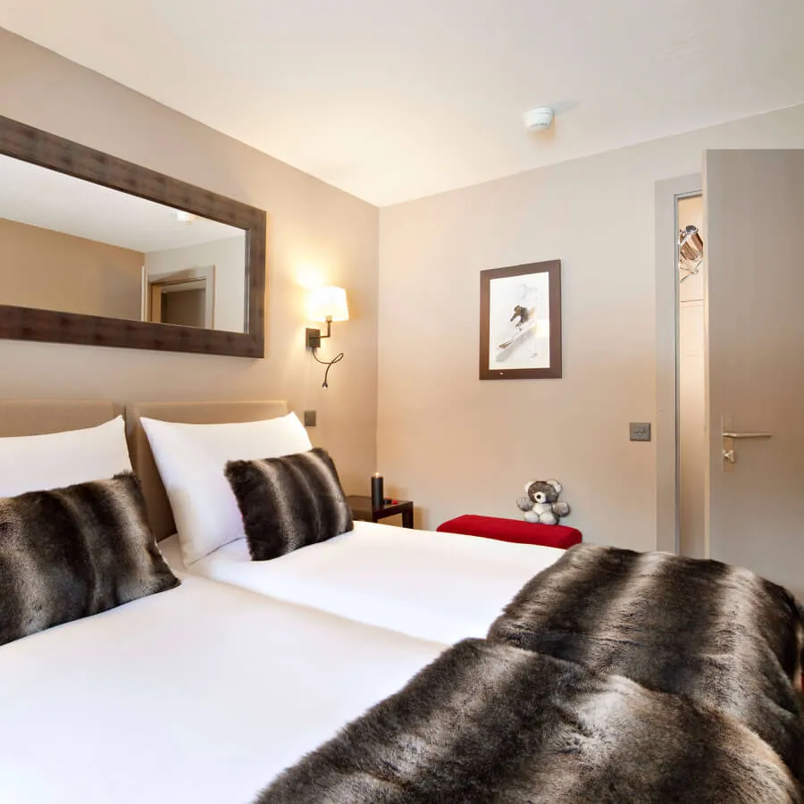 Family Duplex interior at Hotel Vanessa Verbier, Swiss Alps